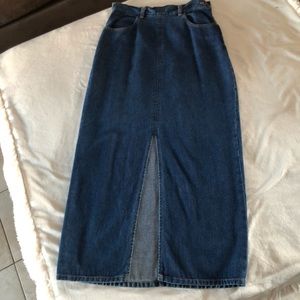 Banana Republic Denim Long Skirt